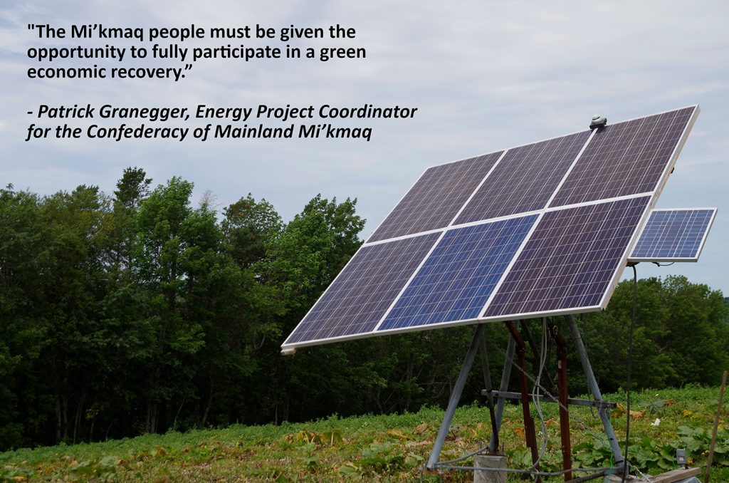 Clean energy in the First Nations of Mi’kma’ki